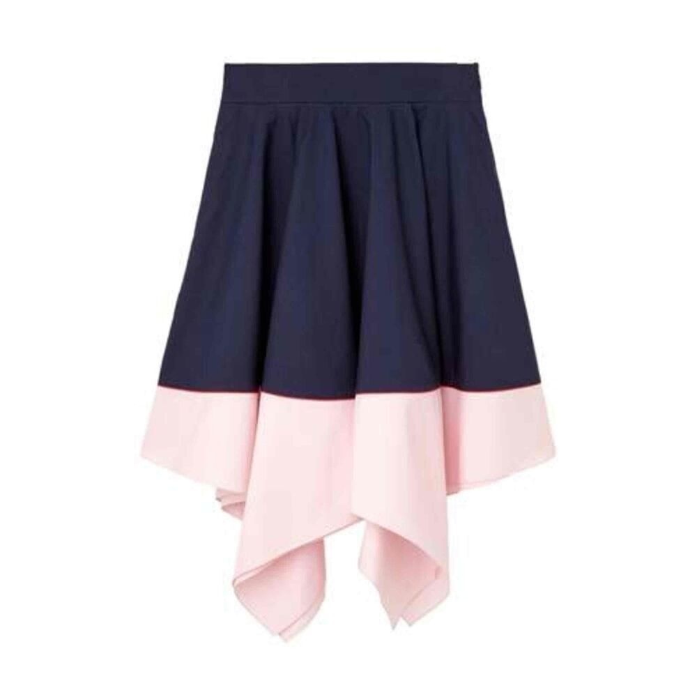 Cos Color Blocked Asymmetrical Skirt